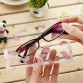 1PC Transparent Plastic Soft Eye Glasses Protector Case Metal Button Sunglasses Box32701466607