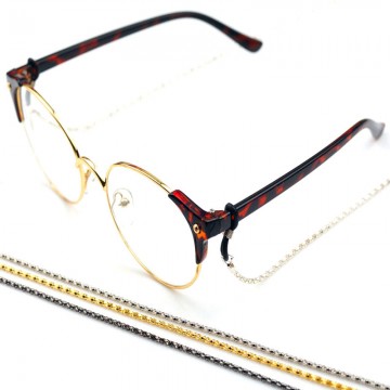 1pc Reading Glasses Anti-slip Chain Cords Holder Sunglasses Spectacles Metal Chain32737312320