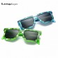 2016 Fashion Kids Sunglasses Smaller Size Minecraft Sunglasses for Children Sun Glasses Mosaic Boys Girls Pixel Eyewares LKP00132650537731