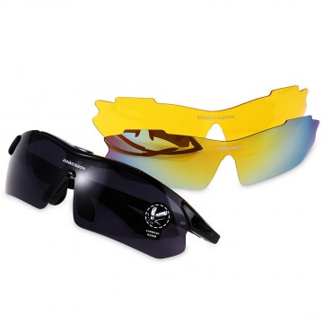 2016 Robesbon 0089 Men Cycling Eyewear Outdoor Cycling Glasses Bicycle Bike UV400 Sports Sun Glasses 3 Lenses32639635419