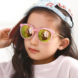 2017 Fashion Kids Alloy Sunglasses Children Boys Girls UV400 Vintage Round Sun Glasses UV400 Sun Shade Eyeglasses Brand Sunglass