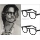 2017 Fashion Top Johnny Depp Glasses Men Women Retro Vintage Optical Eyeglasses Myopic Glasses Frame Oculos de grau W6300132320412199