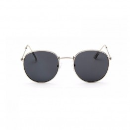 2017 Sun Glasses for Women Round Brand Designer Men Sunglasses Women Mirror Luxury Black Male Sunglasses Female Oculos De Sol