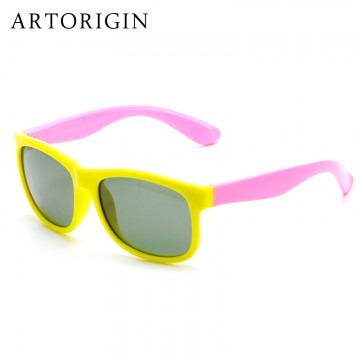 ARTORIGIN Polarized Sunglasses Kids Flexible Eyewear Square Frame Baby UV400 Sun Glasses Oculos De Sol Infantil AO2080
