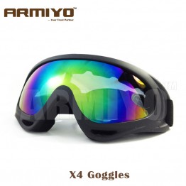 Armiyo X4 Goggles UV400 Anti-UV Windproof  Snowboard Skate Motorcycle Cycling Sunglasses Skiing Eyewear