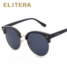 ELITERA Fashion Sunglasses Female Brand Sun glasses Women Designer Cat Eye Glasses Shades Oversized Glasses Eyewear UV400