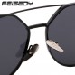 FEISEDY Fashion Vintage Mirror Sunglasses Women Metal Reflective Cat Eye Sun Glasses For Women Brand Design32789281033