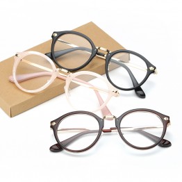 Fashion Women Eyeglass Frame Eyewear Brand Designer Plain Optical glasses Classic Eyeglasses Frame Men prescription Frame F15019