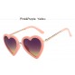 Fashionable Heart Shape Sunglasses 2016 New Cute Girls Pink Mirror Lovely Sun Glasses 100% UV400 Kid Baby Eyewear High Quality