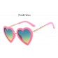 Fashionable Heart Shape Sunglasses 2016 New Cute Girls Pink Mirror Lovely Sun Glasses 100 UV400 Kid Baby Eyewear High Quality32579281730