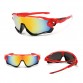 Gurensye Brand New Design Big Frame Colourful Lens Sun Glasses Outdoor Sports Cycling Bike Goggles Motorcycle Bicycle Sunglasses