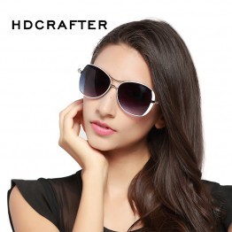HDCRAFTER 2017 Luxury brand Women Sunglasses New elegant glasses anteojos de sol mujer Sunglasses for Female oculos de sol