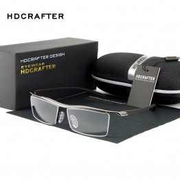 HDCRAFTER Brand Hot 2016 eyewear TR90  Alloy Frame myopia glasses frame comfortable slip-resistant eyeglasses frame