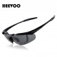 HEEVOO 2016 UV400 Men's Women's Running Sun Glasses Set Sports Goggles Sunglasses Set Eyewear