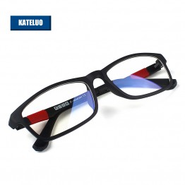 KATELUO TUNGSTEN CARBON STEEL Computer Goggles Anti Fatigue Radiation-resistant Reading Glasses Frame Eyeglasses 13022