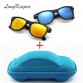 LongKeeper Cool Sunglasses for Kids Sun Glasses for Children Boys Girls Sunglass UV 400 Protection with Case Children Gift32765030789