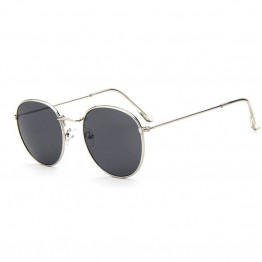 Luxury Vintage Round Sunglasses Women Brand Designer Female Sunglass Points Sun Glasses For Women Men Lady Sunglass Mirror 2017