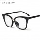 MADELINY New Fashion Cat Eye Eyeglasses Women Brand Designer Clear Lens Glasses Women UV400 MA48032685801786