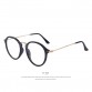 MERRY'S Fashion Women Clear Lens Eyewear Unisex Retro Clear Glasses Oval Frame Metal Temples Eyeglasses