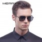 MERRY&#39;S Men Classic Brand Aviation Sunglasses HD Polarized Aluminum Driving TR90 Titanium Bridge Sun glasses S&#39;871632701369881
