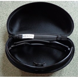 New Best Selling Zipper Hard Black leather Sunglasses Retail Box High Quality Glasses Pouch Retail Bag Eyewear Box