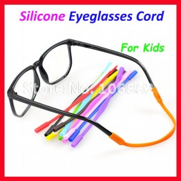 OT005 12pcs Children Kids Silicone Eyeglasses Cord Chain String Anti Slip Sunglasses Glasses holder Safe Comfortable