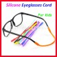 OT005 12pcs Children Kids Silicone Eyeglasses Cord Chain String Anti Slip Sunglasses Glasses holder Safe Comfortable32596687726