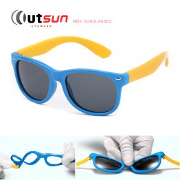 OUTSUN New Top Quality Kids TAC Polarized Kids Sunglasses UV400 Boy/Girls Cool TR90 Rubber Fishing Glasses Outdoor Sport Eyewear