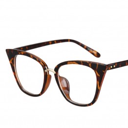 Peekaboo New 2017 fashion cat eye glasses frames optical brand design vintage cat eye eyeglasses frame women clear black leopard