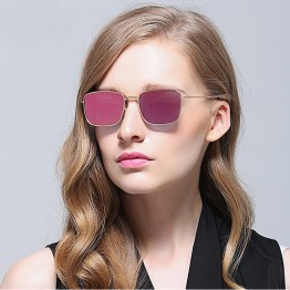 Polarized High quality Classic Metal sunglasses Women brand designer Men retro Fashion sun glasses Oculos De Sol Feminino P8017C