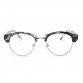 Retro Classic eyeglasses Half Metal Frame clear lens glasses men women gafas W5188