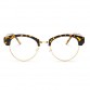 Retro Classic eyeglasses Half Metal Frame clear lens glasses men women gafas W5188