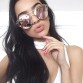 RunBird 2017 New Cat Eye Sunglasses Women Brand Designer Fashion Twin-Beams Rose Gold Mirror Cateye Sun Glasses For Female UV40032759548998
