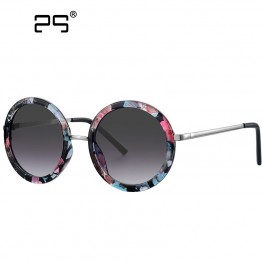 Sunglasses Womens glasses Round vintage ladies branded sunglasses Oculos lentes de sol mujer feminino Metal Female Eyewears76