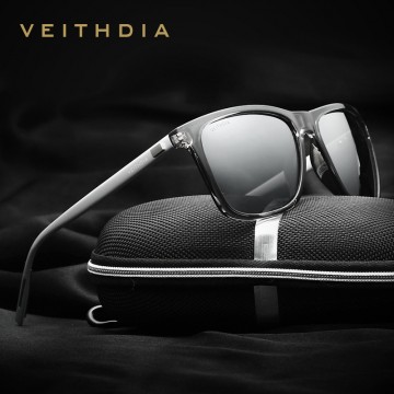 VEITHDIA Brand Unisex Retro Aluminum+TR90 Sunglasses Polarized Lens Vintage Eyewear Accessories Sun Glasses For Men/Women 610832598744461