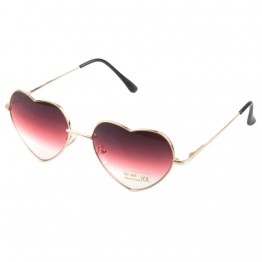 Women Metal Reflective Mirror Lens Fashion Luxury Sun Glasses Eshylala Heart Shaped Sunglasses Brand Designer For Ladies