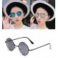 brand Vintage Round lens women and men Sunglasses Oculos Retro Coating Sun Glasses not fade alloy Frame 02132785774227
