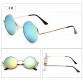brand Vintage Round lens women and men Sunglasses Oculos Retro Coating Sun Glasses not fade alloy Frame 021