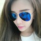 hot sales fashion star sunglasses oculos de sol women men  aviator mirrored lens UV400 protection sun glasses 3027